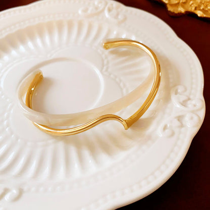 Shellfish Plate Metal Bracelet