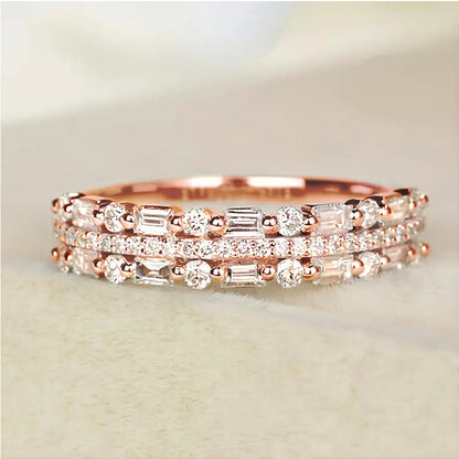 Three-Layer Circle Ring