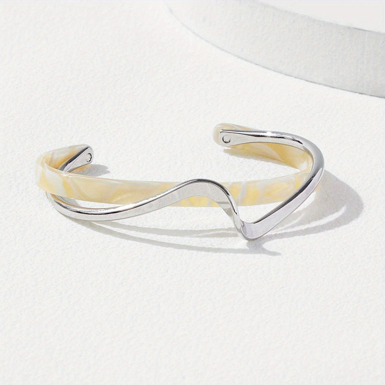 Shellfish Plate Metal Bracelet
