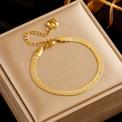 Gold Plated Snake Chain Bracelet