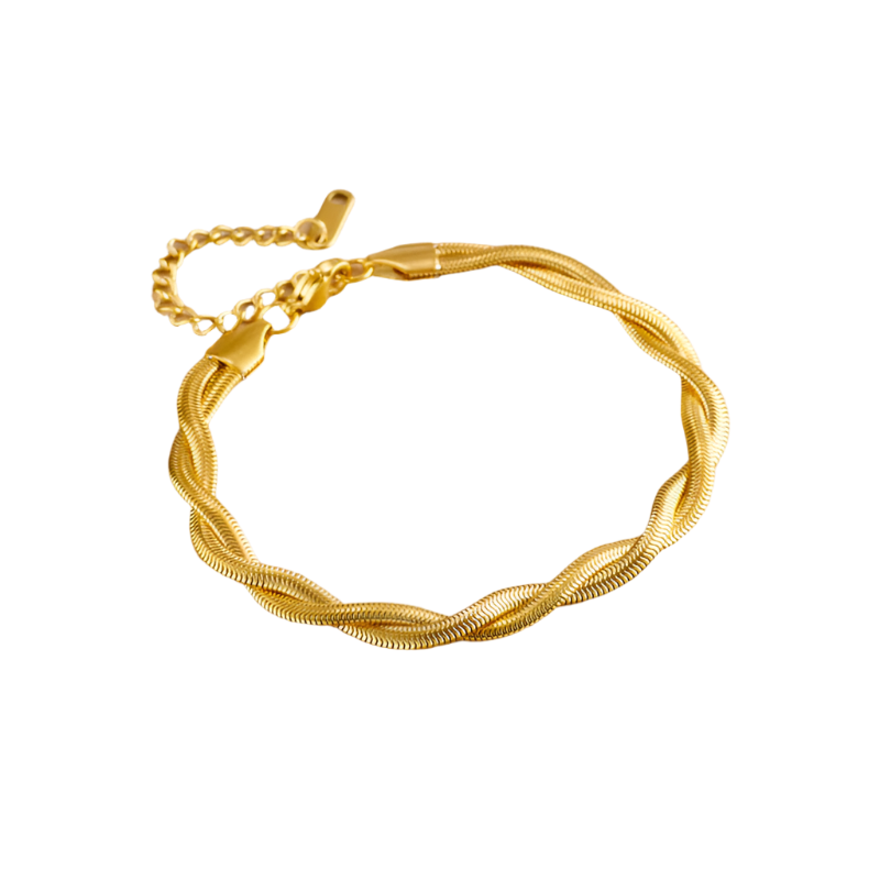 Gold Plated Snake Chain Bracelet