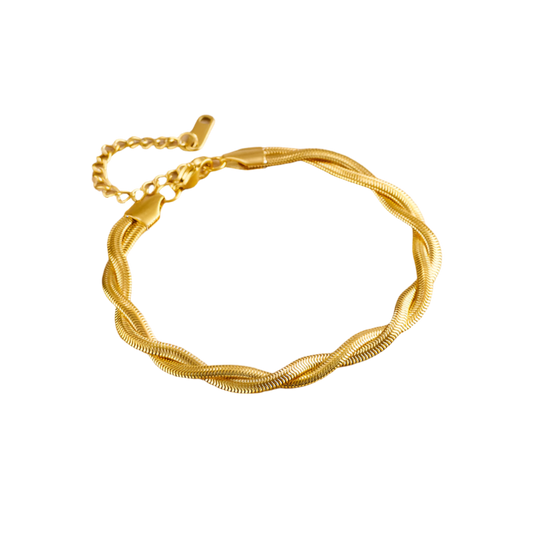 Gold Plated Snake Chain Bracelet