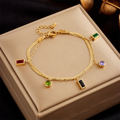 Gold Plated Snake Chain Bracelet