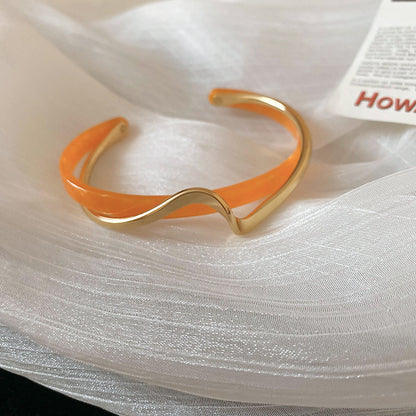 Shellfish Plate Metal Bracelet