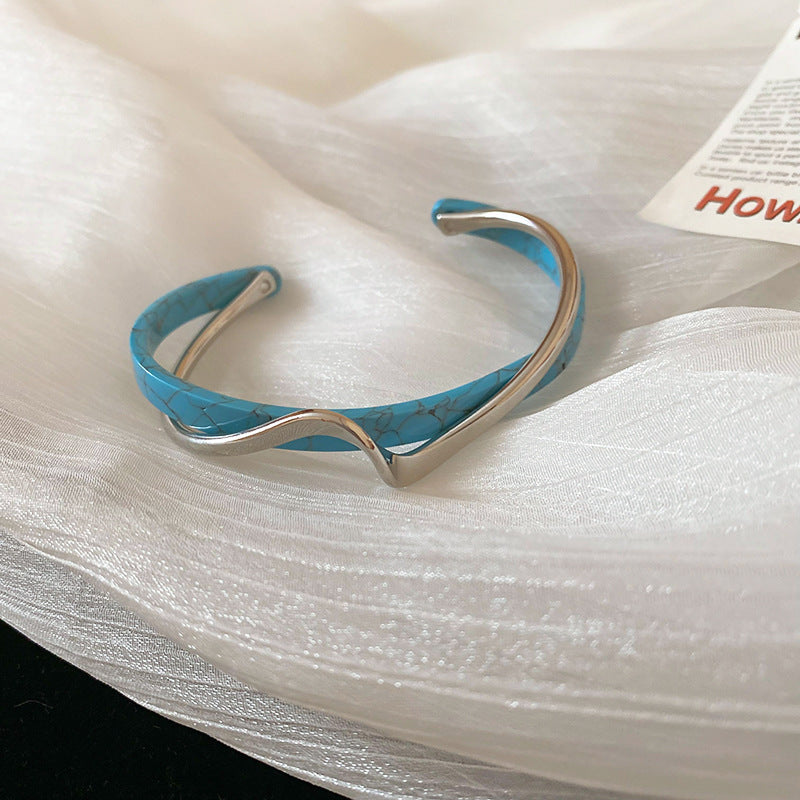 Shellfish Plate Metal Bracelet