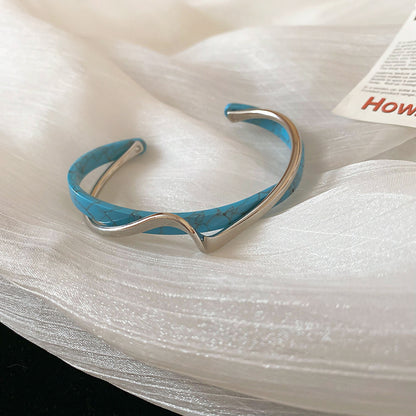 Shellfish Plate Metal Bracelet